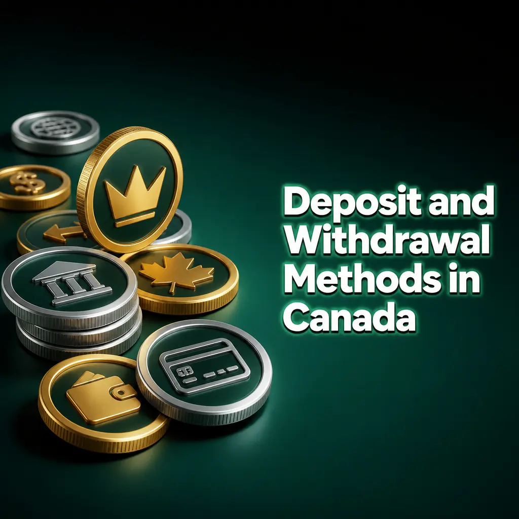 Crowngreen Casino deposit and withdrawal payment methods available to Canadian players including Interac Visa Mastercard and e-wallets